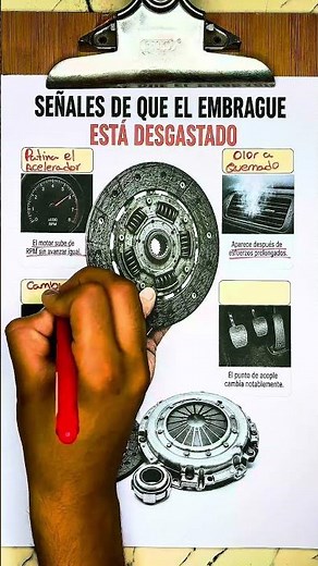 Signs of a worn-out clutch 😱💯 #engine #mechanic #car #mechanics #automotive