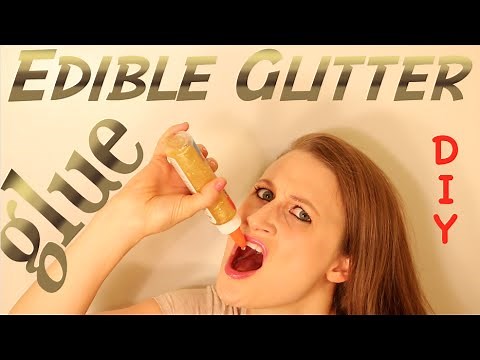 How To Make Edible Glitter Glue That Really Works!!!