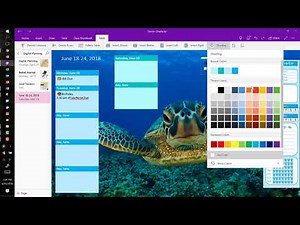 Freestyle Planning with OneNote