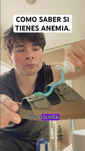 COMO SABER SI TIENES ANEMIA / TEST #tutorial