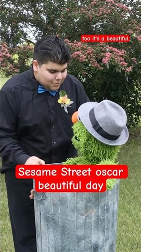 Sesame Street oscar beautiful day ￼#sesamestreet #pbskids #oscar #beautifulday