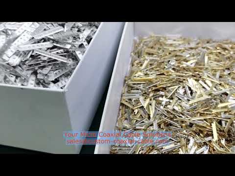 micro coaxial cable for medical devices 50 ohm ribbon cable for 3D depth FEP jacket ABS System Cable