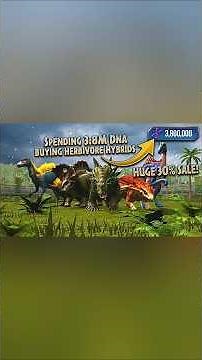 Buying Herbivore Hybrids with 3.8M DNA (30% Sale) | Jurassic World: The Game #jwtg