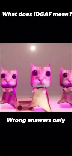 What does IDGAF mean? 😂 #shorts