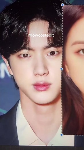 JIN and JISOO Face Fusion Challenge