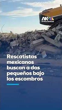 Mexican and international rescuers locate two children alive in Venezuela