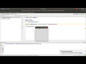Python GUI Tutorial - 5 - Binding functions to Buttons