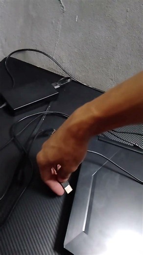 Setting up a computer desk and gaming zone.