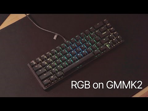 GMMK 2 RGB shortcuts - how to change RGB without the software?
