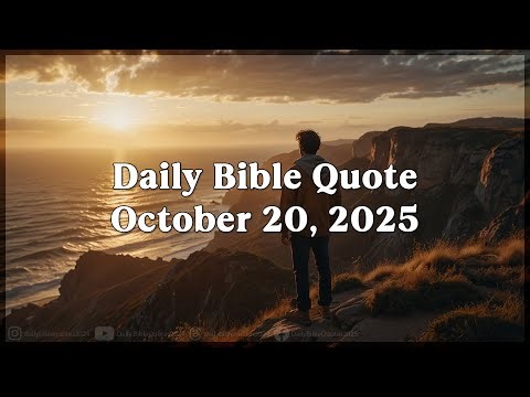 Psalm 51:12 | Daily Bible Quote October 20, 2025