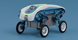 Clever cargo robot uses legs and wheels to tote boxes without human help