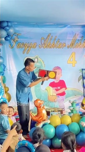 SULAP BIKIN HEBOOO #shortsvideo #sulap #happybirthday