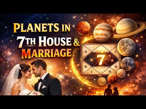 Who Will You Marry? Planets in 7th house & marriage !