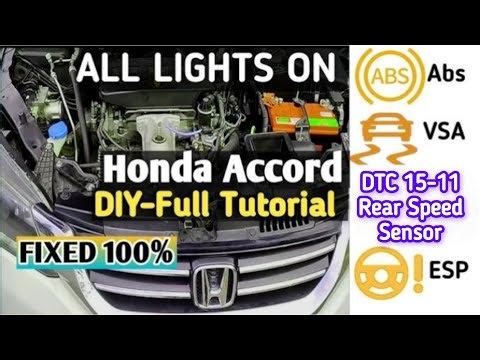 Honda Accord#ABS#DTC#15-11#HowToDiagnoseFaultt#ProgramAbsUnit#autoelectrician#repair#automobile#diy