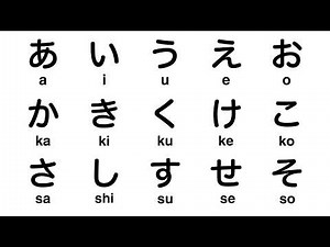 【 All Hiragana 】Japanese alphabet | Learn Japanese for Beginners
