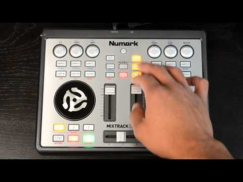 Numark Mixtrack Edge Slimline Portable Digital DJ Controller Review Video