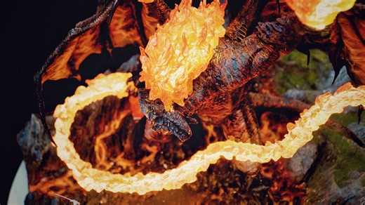 8.6K views · 79 reactions | I Made realistic Flame of Balrog From...