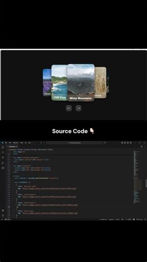 Create This Stunning 3D Carousel with HTML / CSS / JavaScript #coding #htmlcss #3d #carousel