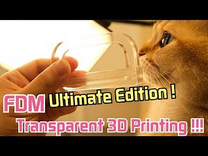 FDM transparent 3D printing series has come to an end. How FMD 3D printers can achieve all this!