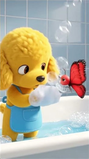 Poodle’s Butterfly Surprise! 🦋🐶 (Wait for the end!)