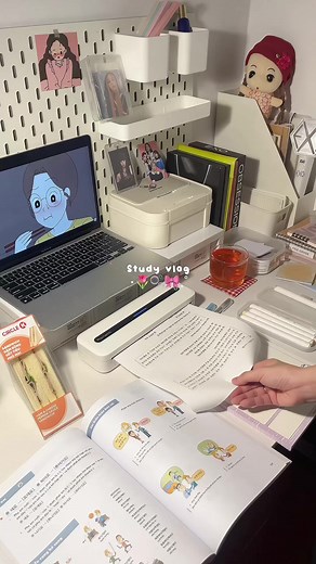 ✨🎀 Study Vlog: Tips, Motivation & Aesthetic Routine!