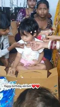 #vini birthday #complete #4years #beti #cute #babygirl