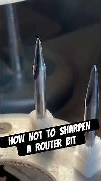 I’ve been sharpening carbide router bits for over 50 years. #routerbits #freehand #sharpening