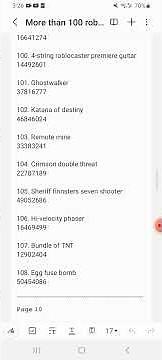 over 100 roblox gear codes