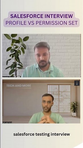 Profile vs Permission Set in Salesforce | Example Explained #salesforceinterview #salesforceqa
