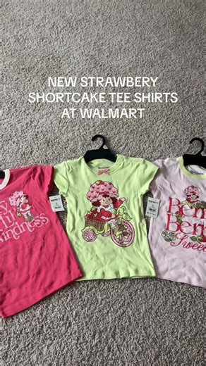 New Strawberry Shortcake T-Shirts at Walmart