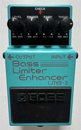 Boss LMB-3 Bass Limiter Enhancer (Silver Label) 1995 - Present - Blue | Reverb UK