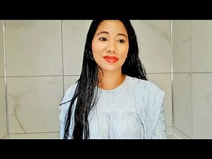 Long Hair Oiling & Styling using Brylcreem. #hairoiling #longhairbun #sleekhairbun #wetlookhair