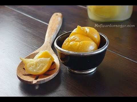Comment faire des citrons confits au sel / Moroccan preseved lemon recipe