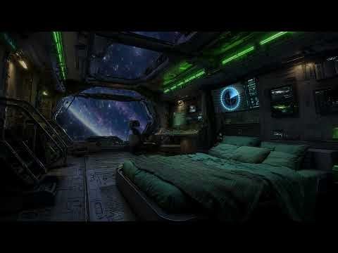 3 Hours Space Cabin Ambience | Relaxing Deep Space Sounds for Focus, Study & Sleep 🚀