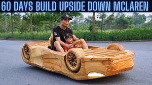 After Building a McLaren, This Man Flipped It Upside Down #homemade #mclaren | ND - Woodworking Art