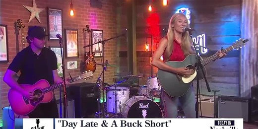 Julia Cole Performs "Day Late & A Buck Short" on the Gibson Gives Stage