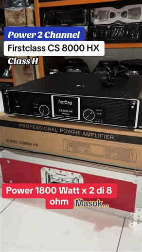 Power 2 Channel Amplifier CS 8000HX Review
