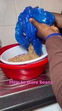 How to store your beans