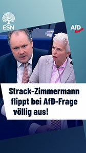 Strack-Zimmermann flippt bei AfD-Frage aus! | AfD im EU-Parlament
