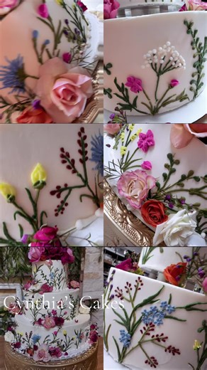 Springtime in February! Savor the beauty of February's early spring with this breathtaking floral medley of bright colored blooms arranged artfully onto three tiers of sumptuous buttercream cake presented on an exquisite gold stand. ❤️🌸🌺🌷🌼💐#cynthiascakes #weddingcake #flowers #buttercreamcakes #springtime @Rosabel Alvarez @moralez.alyssa2017 @Jardin Corinthian