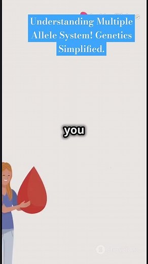 Understanding Multiple Allele System | Explained Within 30 Seconds| #ytshorts #biologyeducation