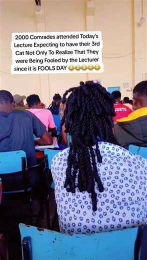 MASCULINE UNIVERSITY: PRANK ON 3RD CAT LECTURE