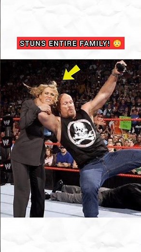 Stone Cold STUNS Entire McMahon Family! 😈💪 #wwe #stonecold #shorts