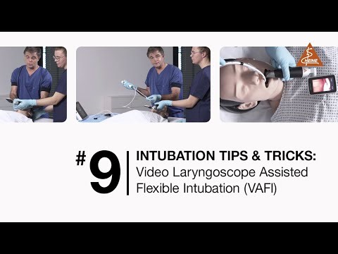 Video Laryngoscopy Assisted Flexible Intubation (VAFI) – HEINE Intubation Tips & Tricks #9