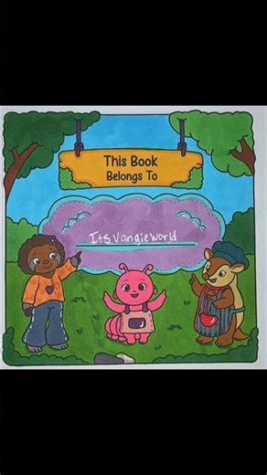 This book belongs to... #itsvangieworld #coloringadventure