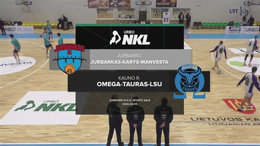 NKL. Jurbarko „Jurbarkas-Karys-Manvesta” – Kauno r. „Omega-Tauras-LSU“