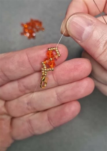Amber Beaded Bracelet ✨ Easy DIY with Miyuki Seed Beads | Jewelry Making #bracelet #jewelry #craft