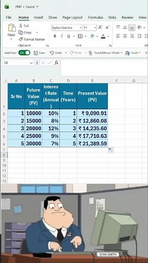 Present Value in Excel 🔥 Calculate PV Using Simple Interest Formula | Beginner Guide #AdvancedExcel
