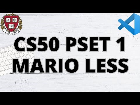 CS50 MARIO (Less Comfortable) | PROBLEM SET 1 | SOLUTION