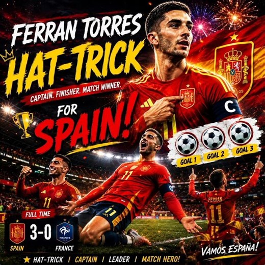 Ferran Torres Hat-Trick Masterclass! 🇪🇸🔥 #fifaworldcup